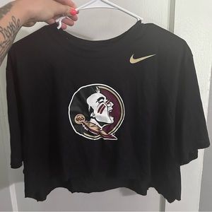 FSU cut to crop NIKE shirt